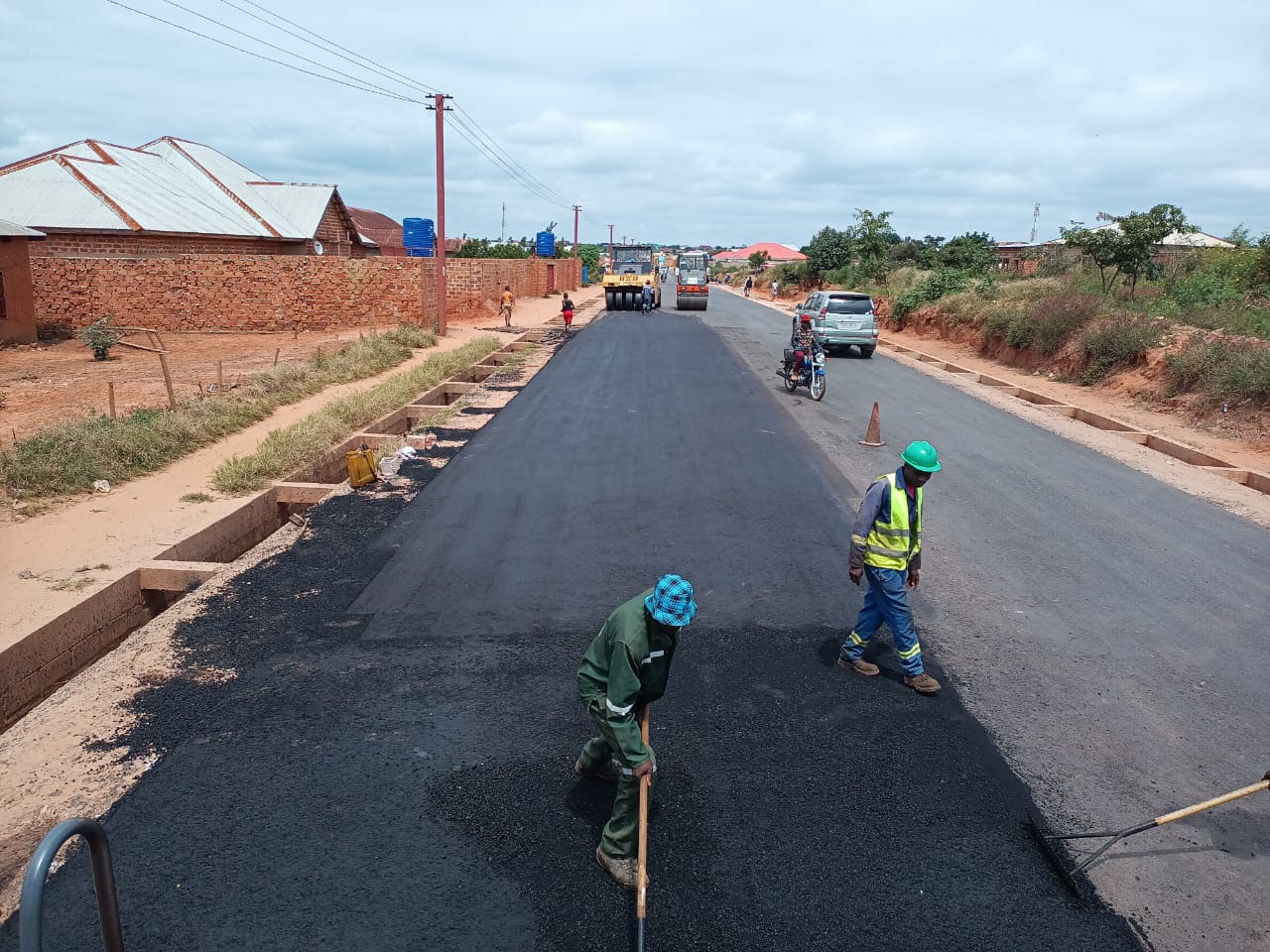 Asphalte — chantier MUSKA Engineering