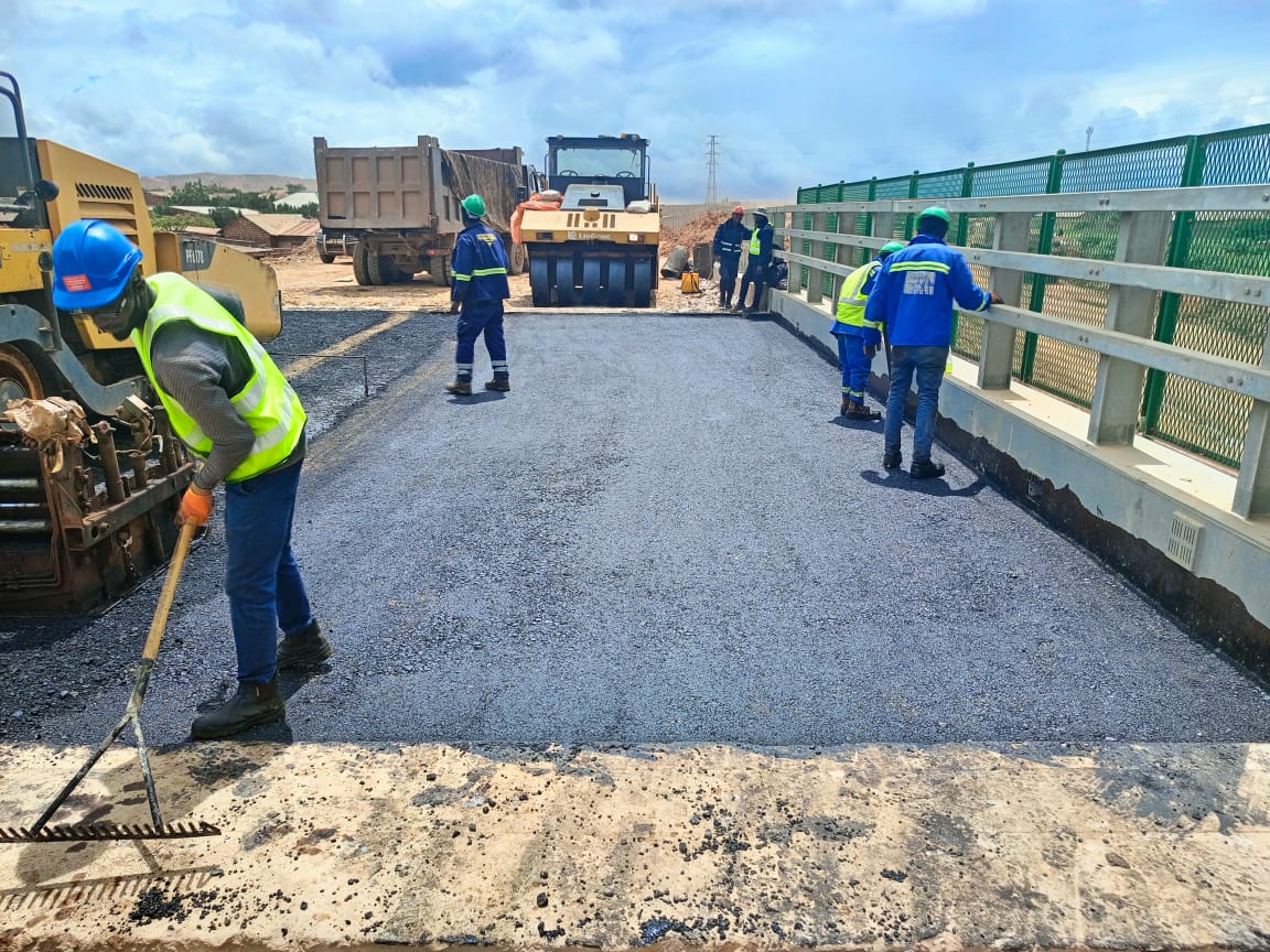Asphalte — chantier MUSKA Engineering