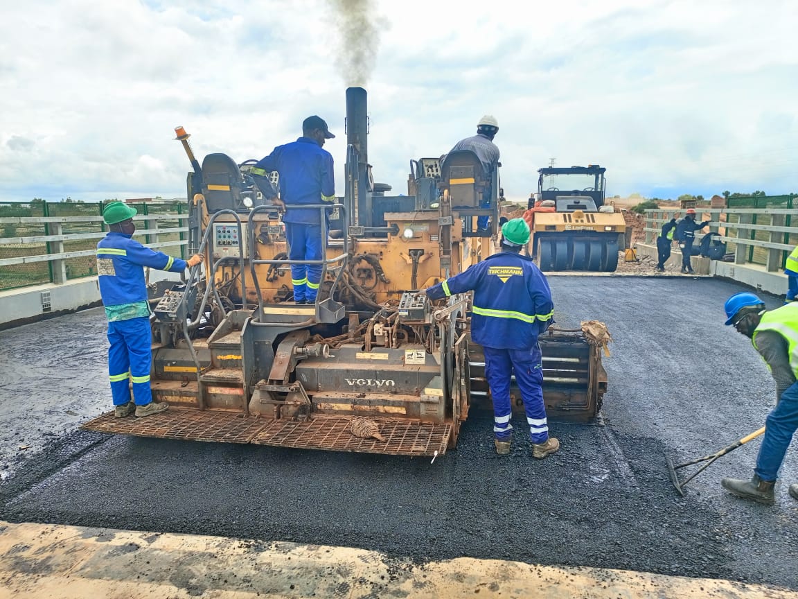 Asphalte — chantier MUSKA Engineering