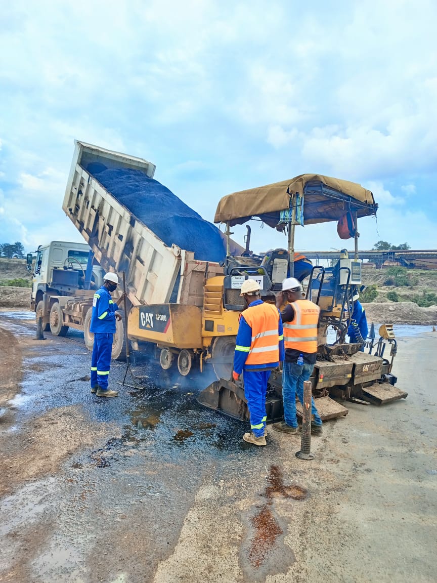 Asphalte — chantier MUSKA Engineering