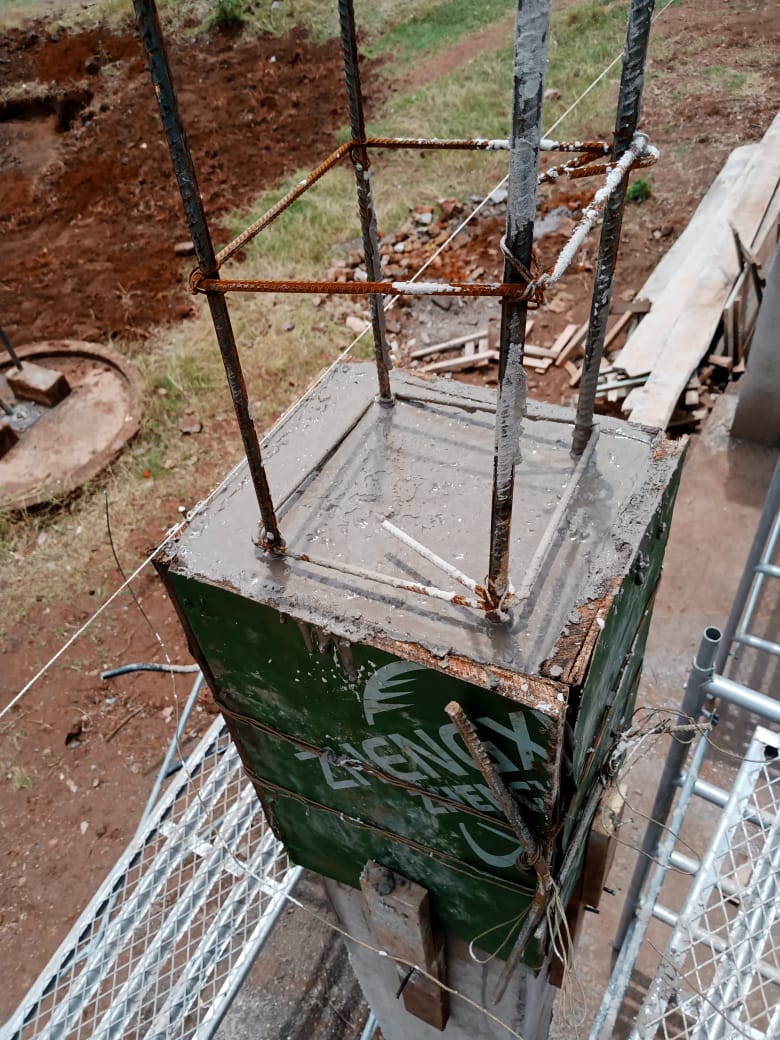 Béton — chantier MUSKA Engineering