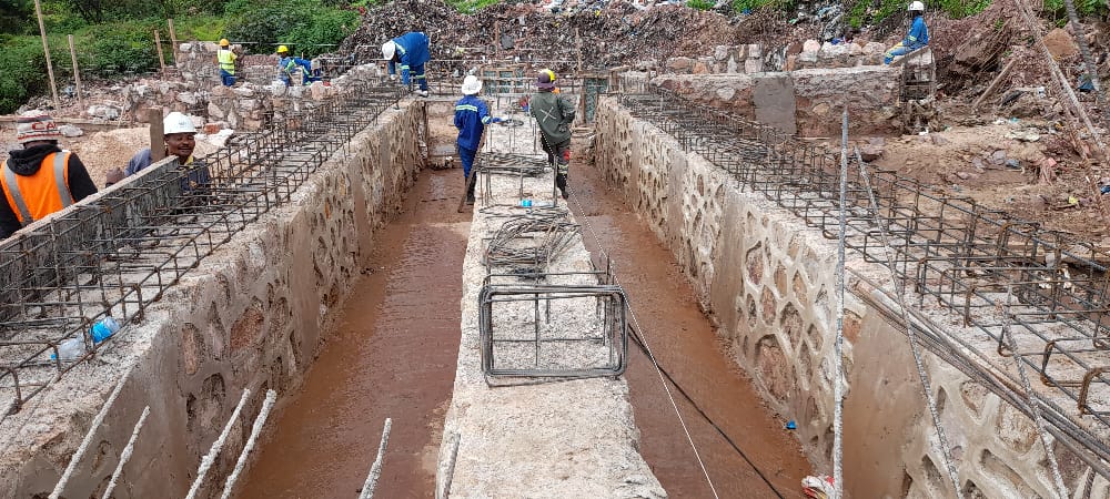 Égouttage — chantier MUSKA Engineering