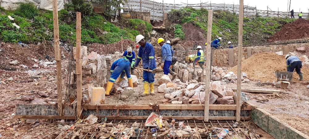 Égouttage — chantier MUSKA Engineering